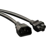 C5 cloverleaf to C14 - 6 ft Power Cable P014-006
