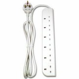 Belkin Surge Protection Power Extension 6 Socket 3m Cable F9E600uk3M s